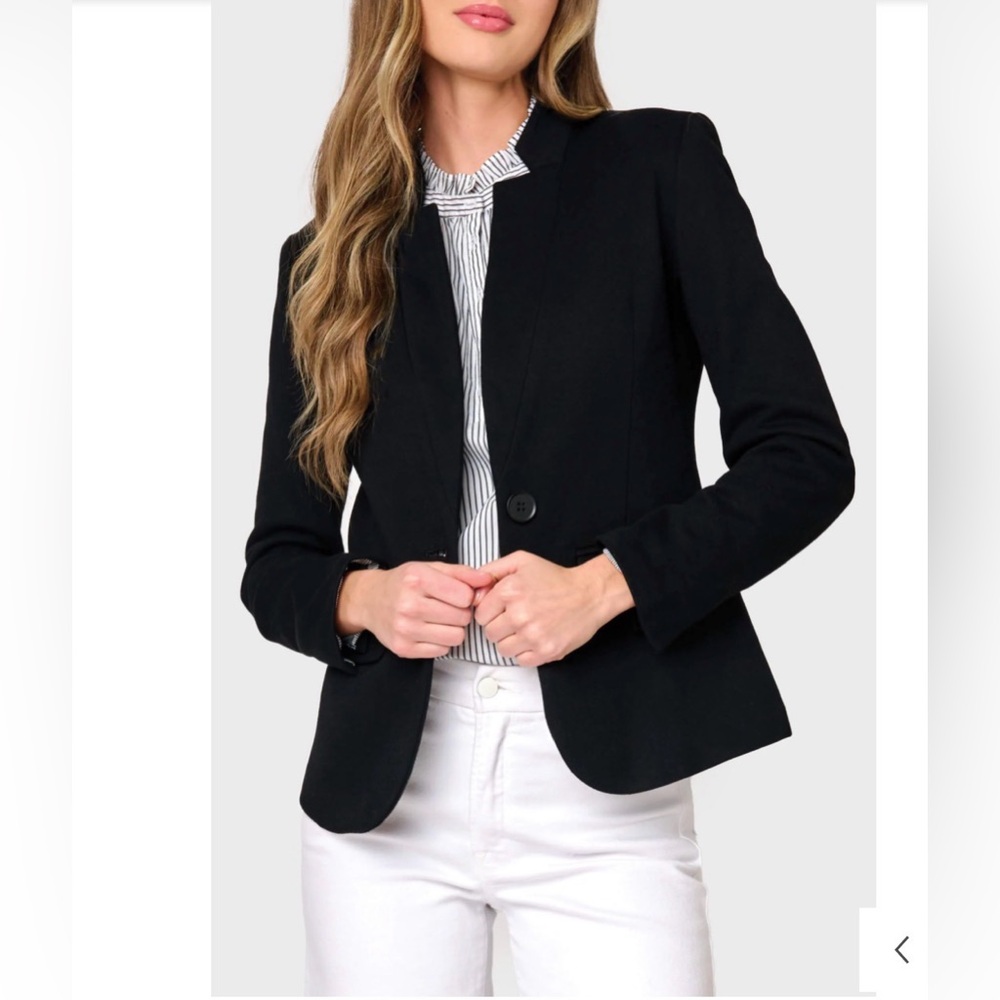 Gibson Look Notch Collar Blazer black Large